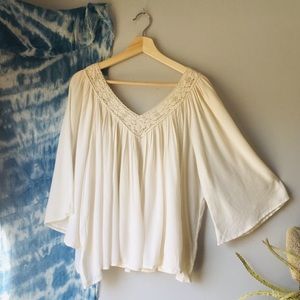 Ralph Lauren Denim Supply Boho Hippie Blouse Top